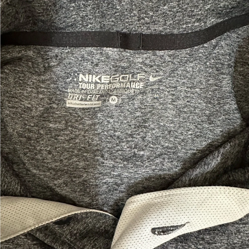 NIKE GOLF DRI-FIT TOUR PERFORMANCE POLO GOLF Mens SHIRT M gray